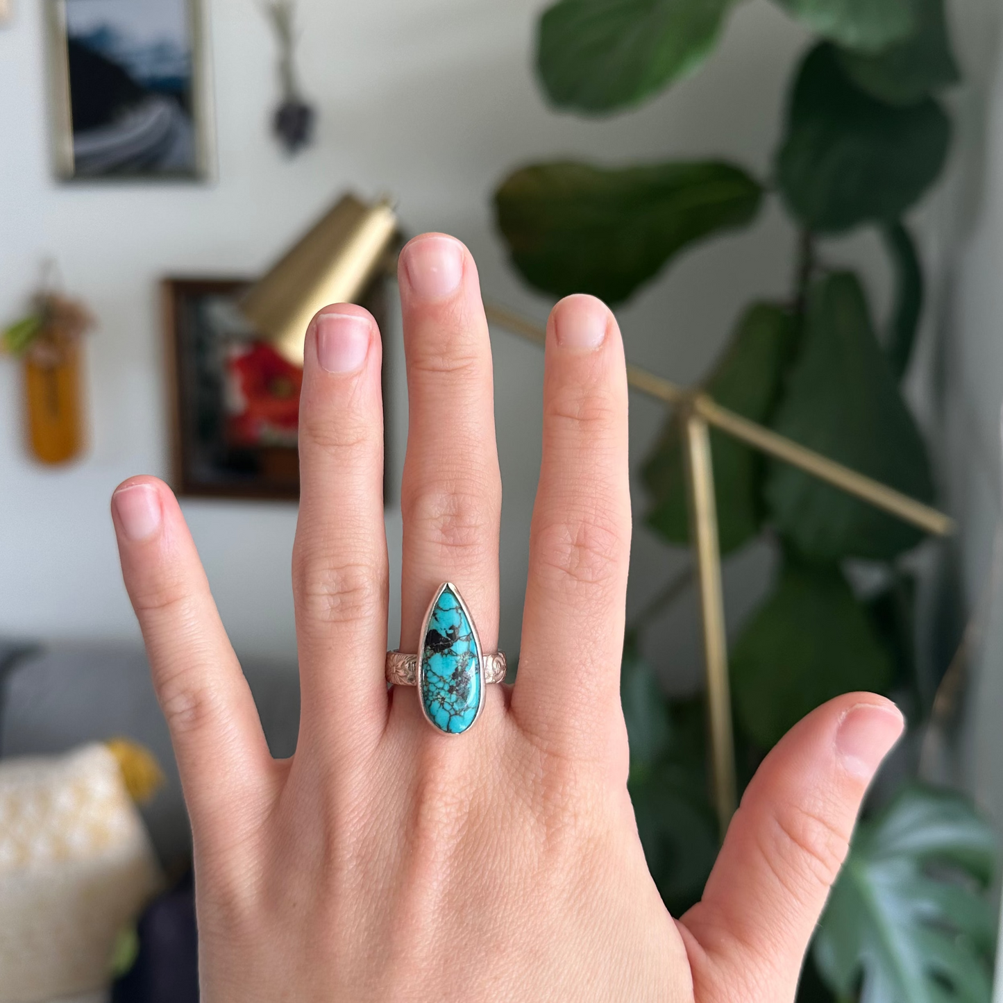 Turquoise Ring - Size 6.5