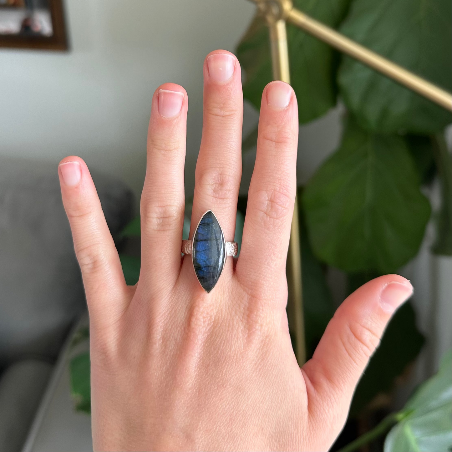 Labradorite Ring - Size 7